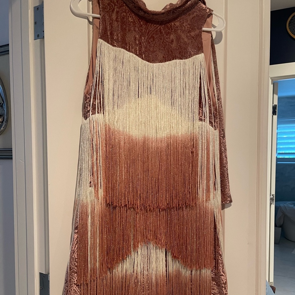 Alexis (never worn) Mayla Fringe Mini Dress